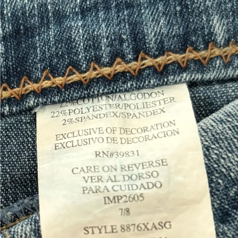 - X.O.X.O. Vintage (early 2000s)Y2K light wash crop denim 7/8 - Image 12