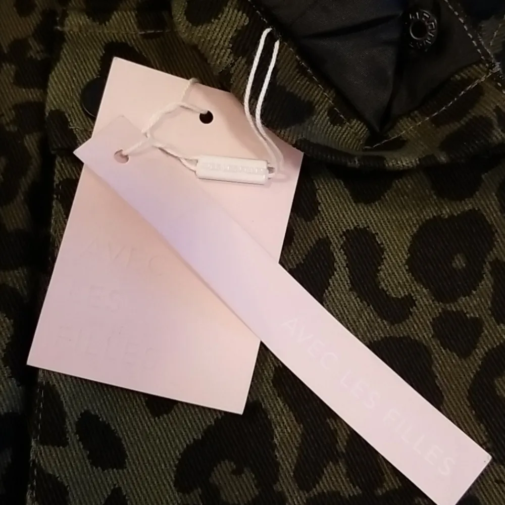 💕AVEC LES FILLES💕 Cotton Cargo Jacket ~ Leopard - Image 14