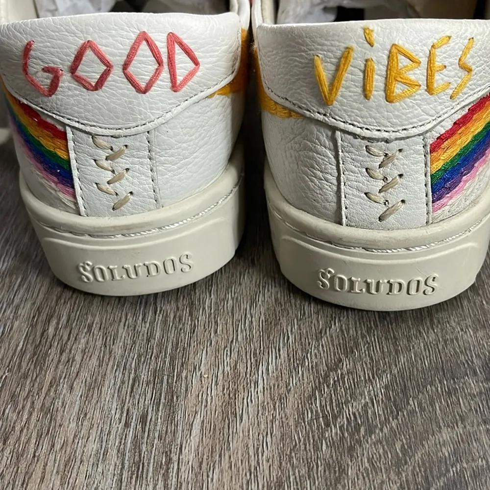 Soludos Rainbow Waves Sneakers Size 5 - Image 15