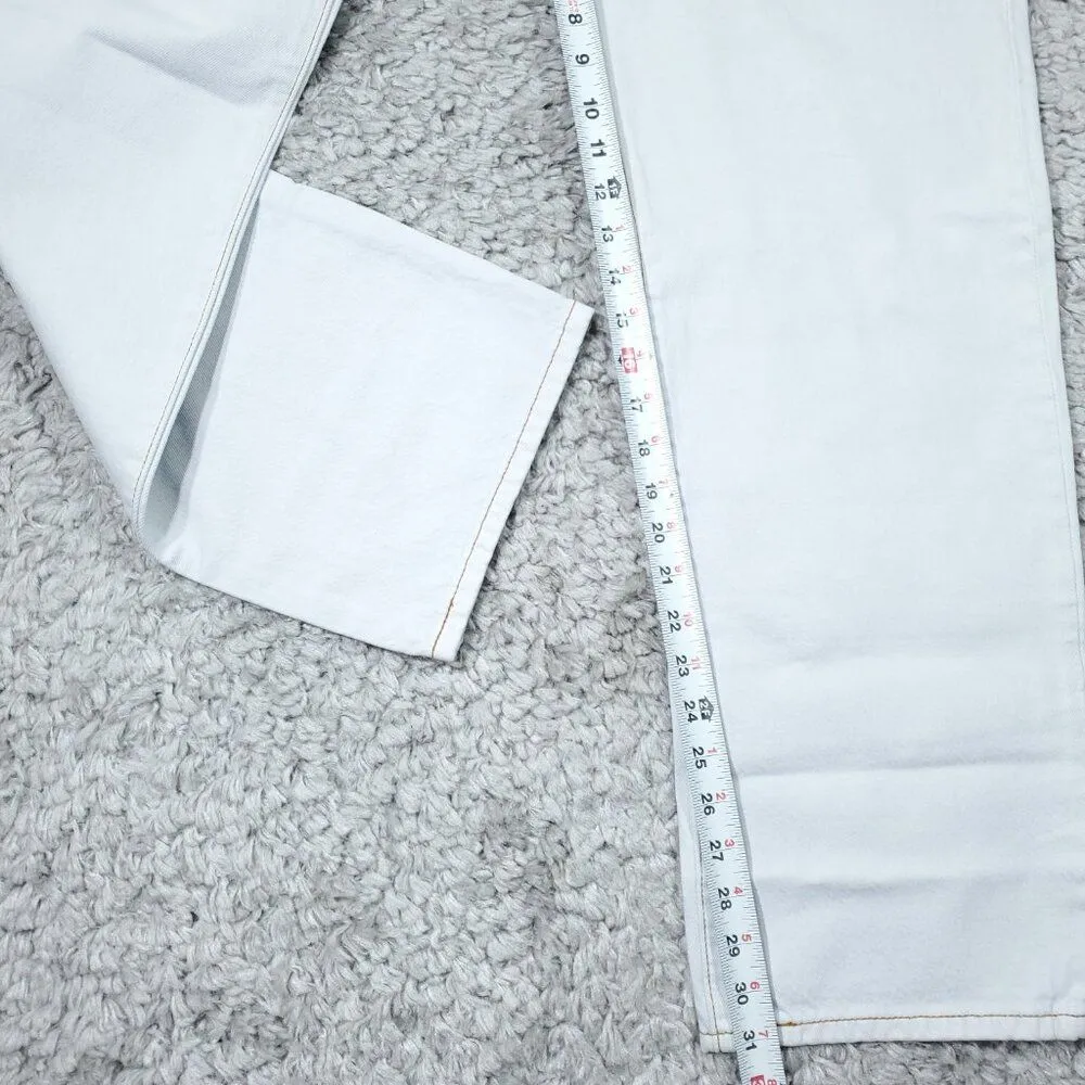 Levi's Premium 501 '90s Straight Baggy Jeans Blue Women's Size 31 x 32 Y2K Loose - Image 10