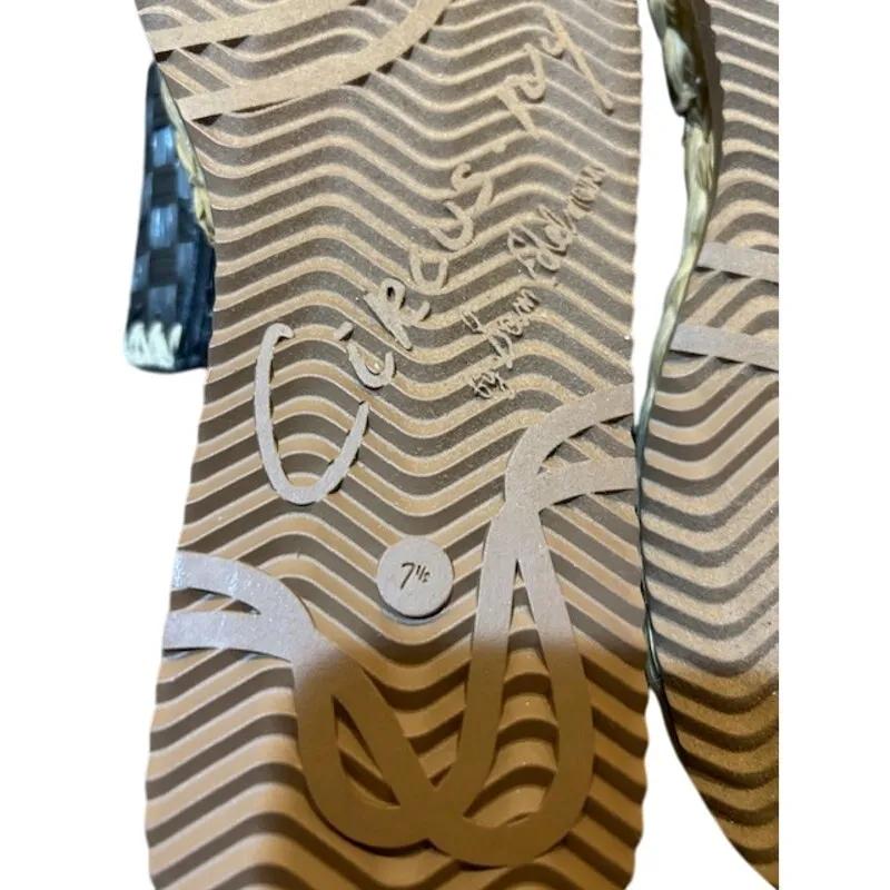 CIRCUS NY SAM EDELMAN Woman's Wallis Slide Sandal Size 7.5 Woven Weave Braided - Image 6