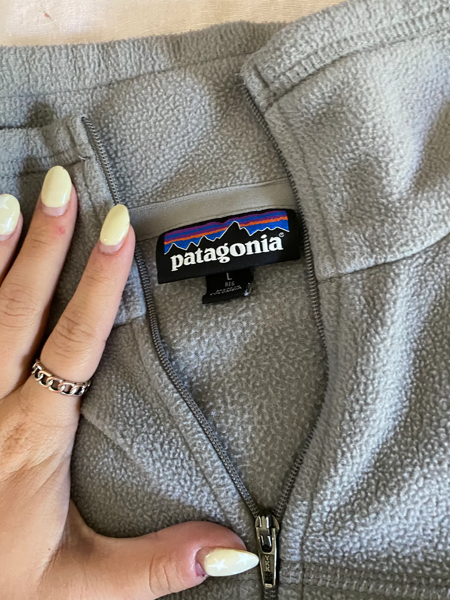 Patagonia Gray Fleece Quarter Zip - Image 6