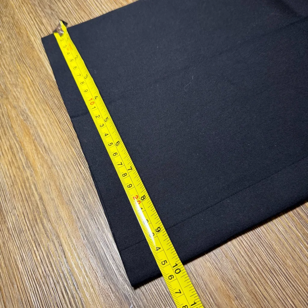 Ann Taylor Black Wide-Leg Tailored Trousers Size 2 Business Casual Work Pants - Image 11