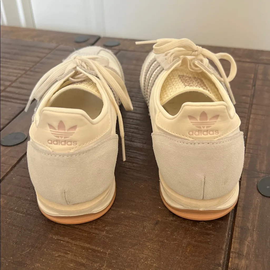 Adidas Women's SL 72 OG Sneaker Shoe Off White Pink Sz 8 - Image 3