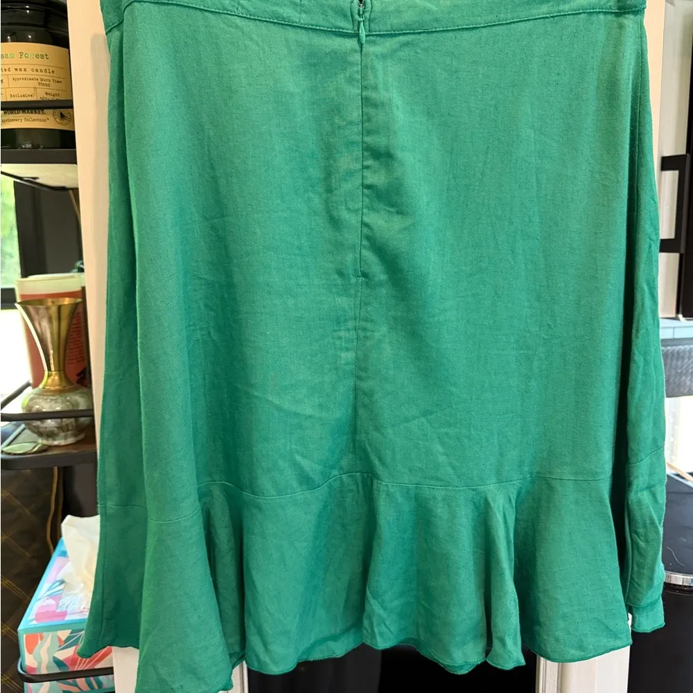 NWT Bamboo blonde Green Ruffle Skirt size 14 - Image 3