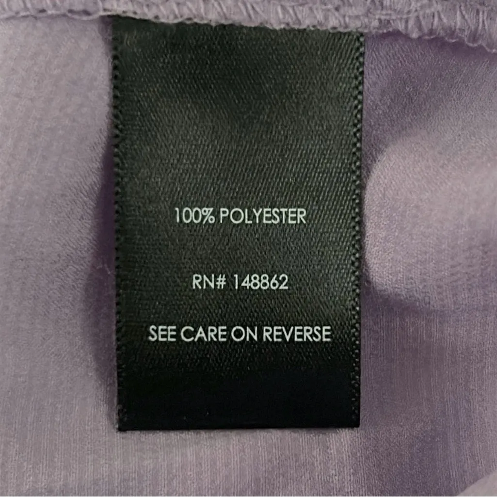 Torrid Lavender Tie-Neck Bow Blouse - Image 5