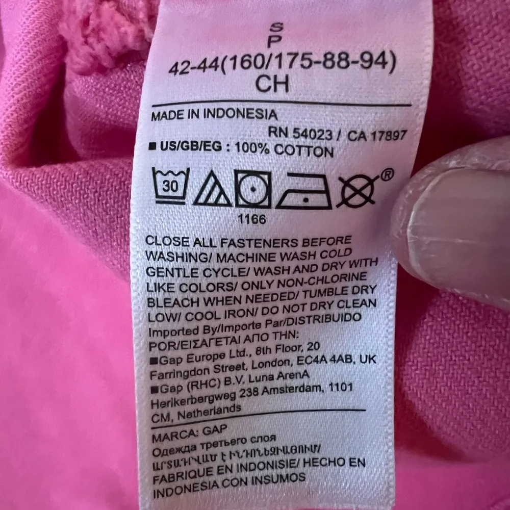 Gap Denim Pink Jean Jacket Barbiecore Colorful Pockets NWT Gap For Good Small - Image 9