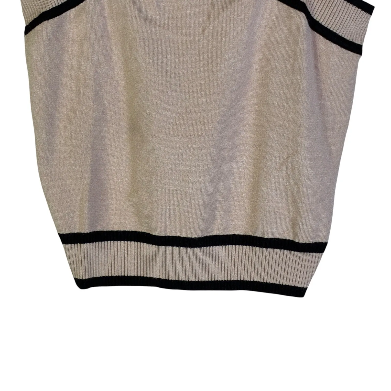 NWT Dokotoo Womens Minimalist Knit Tank Top Size 2XL Tan Stretch Clean Girl - Image 5