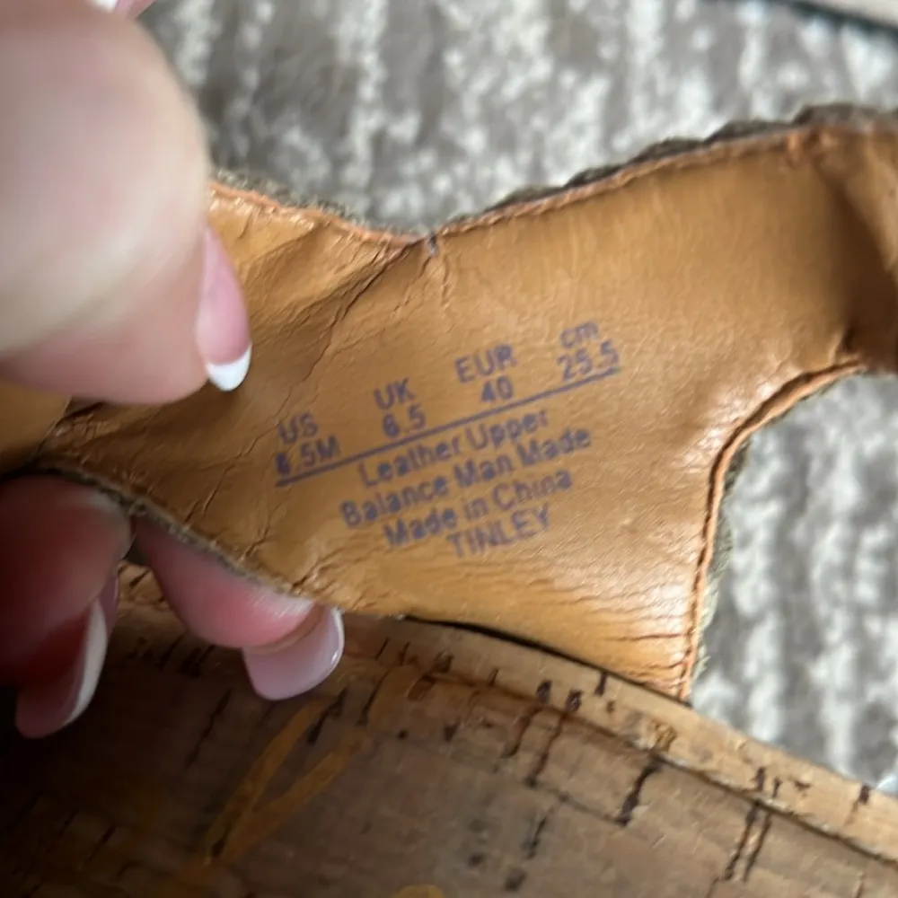 Sam Edelman Tinley Croc Leather Platform Wedges - Image 4