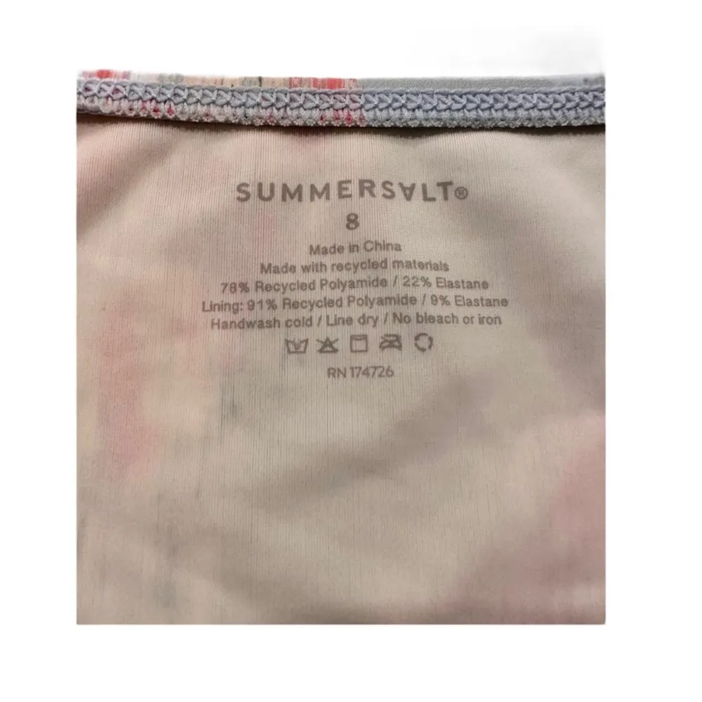 Summersalt Cinched Bikini Summer Breeze Floral Two Piece Swim Size 8 - Image 6