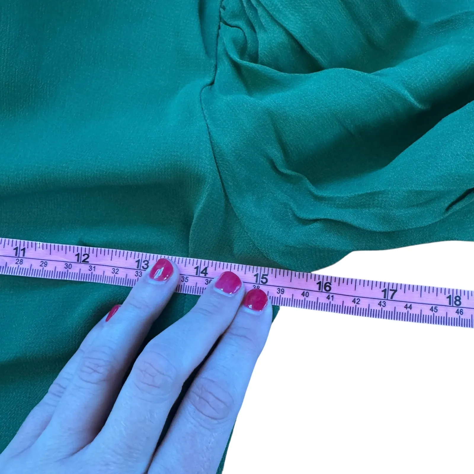 Reformation Galena Midi Dress Moss Green - Image 12