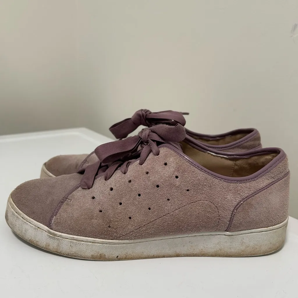 Vionic Keke Suede Sneakers Purple Size 9 - Image 4