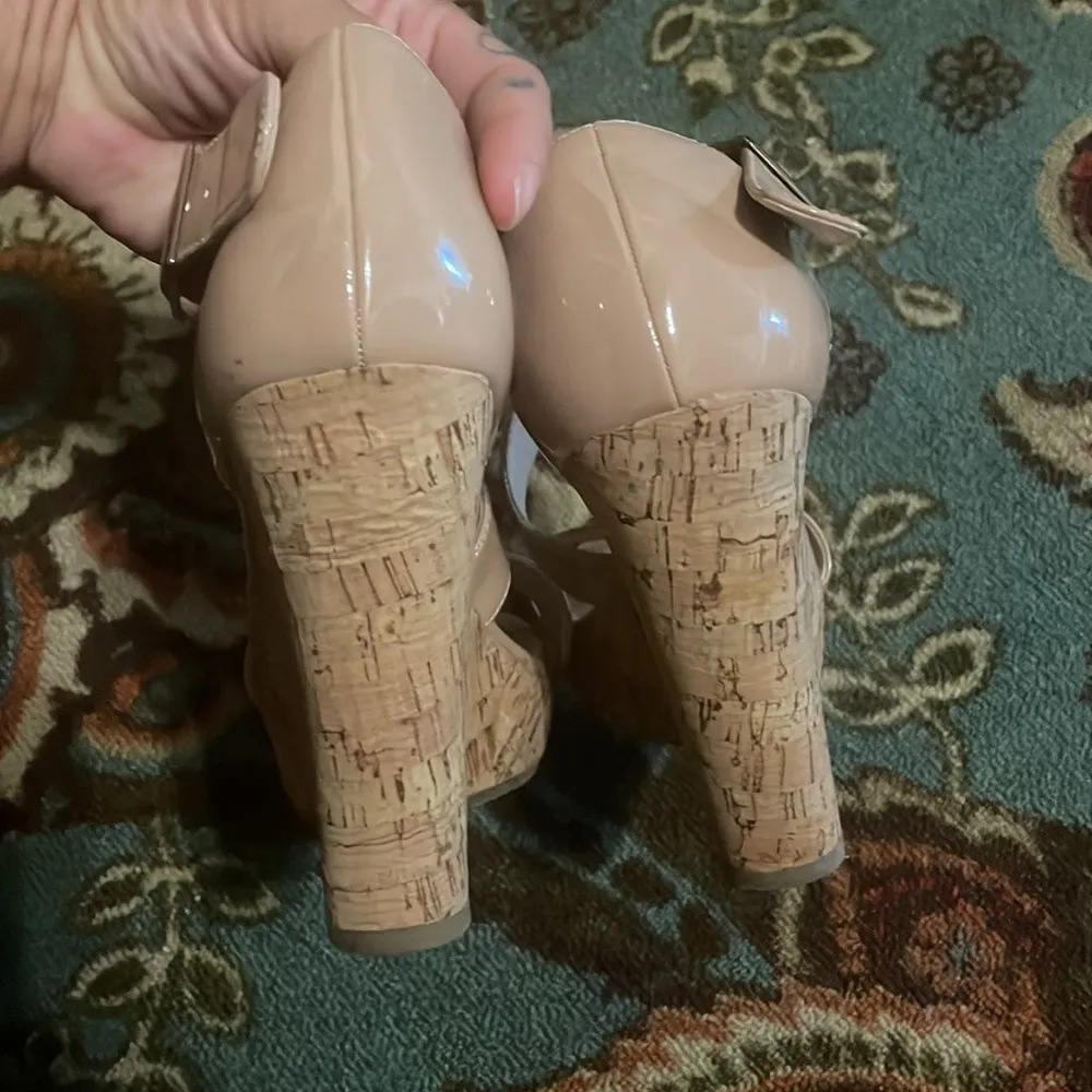 Nine West wedge heels size 9 - Image 5