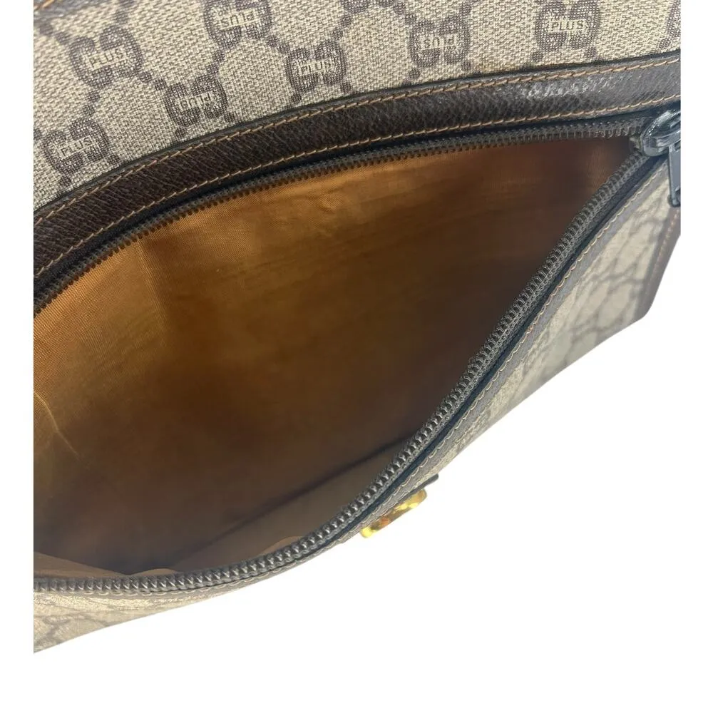 Gucci Plus Monogram Top Zip Pouch Clutch - Image 16