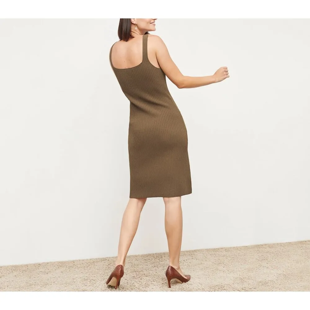 MM LaFleur The Vincent Dress  Ribbed Jardigan Knit - Image 2