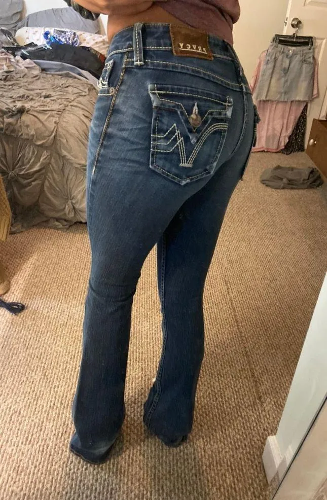 Low rise flare jeans Size 2 - Image 2