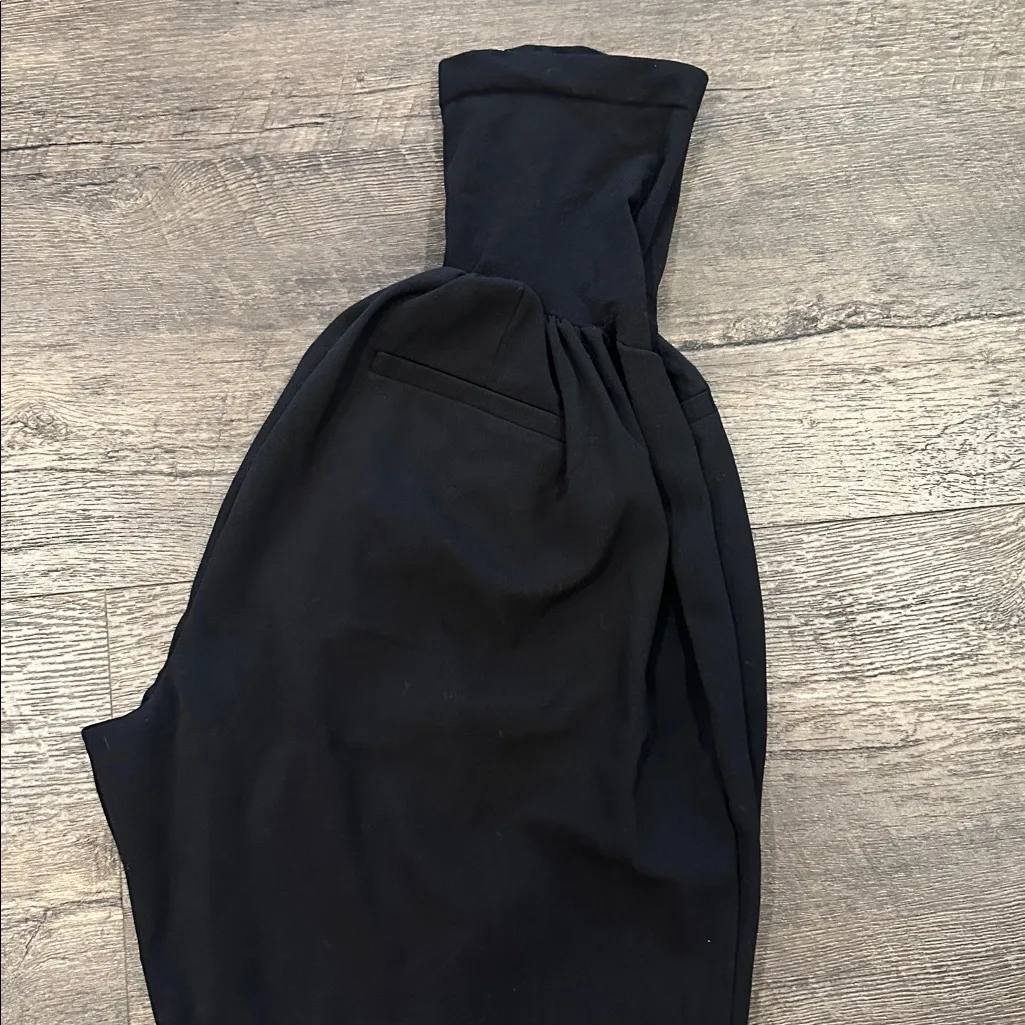 Motherhood Maternity XL Secret Belly Fit Black Wide Leg Dress Pant Slacks - Image 8
