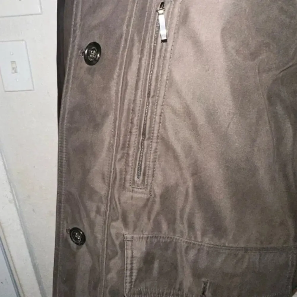 London Fog Brown Heavy Hooded Coat - Image 14