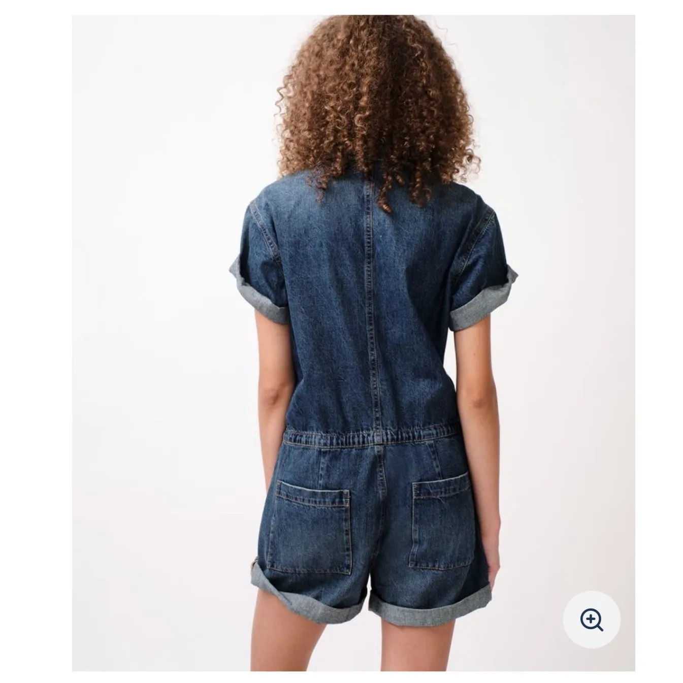 Aeropostale Denim Flight Suit‎ Romper SZ XS - Image 4
