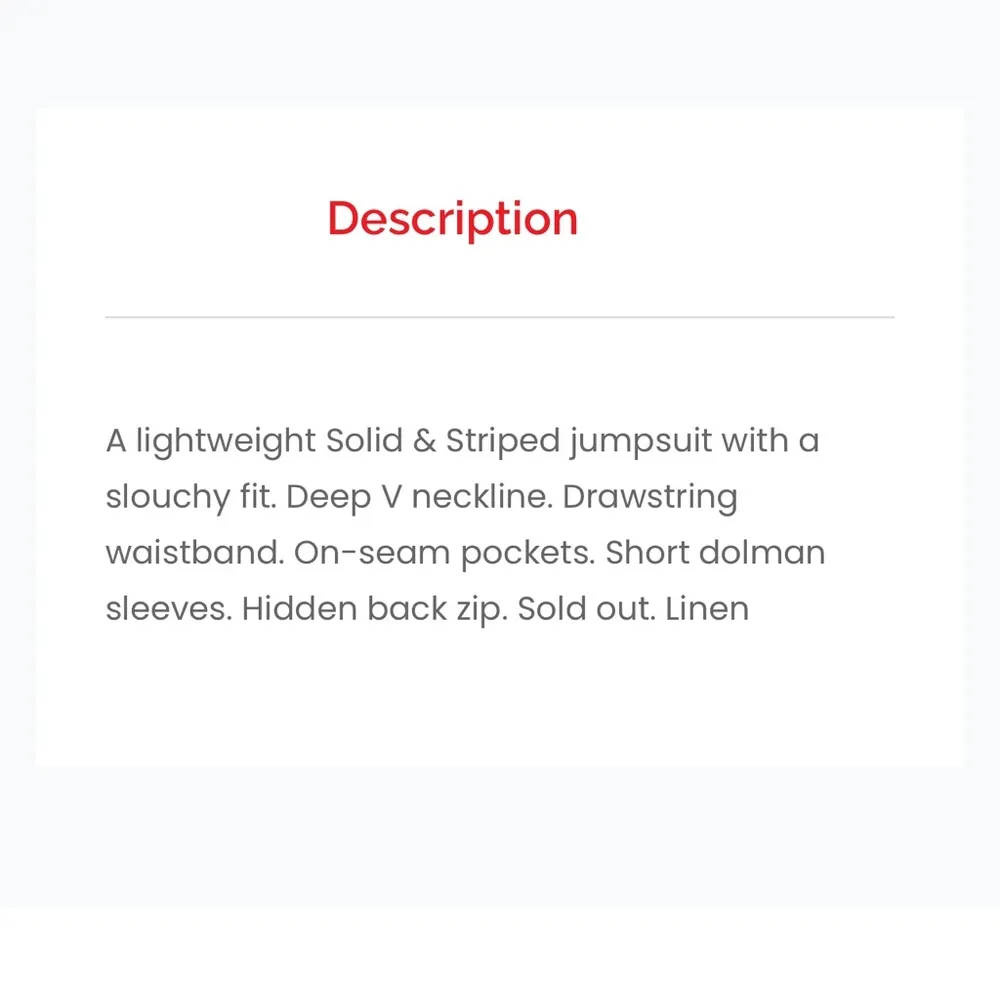 Solid + Striped The Cape Linen Jumpsuit - Image 4