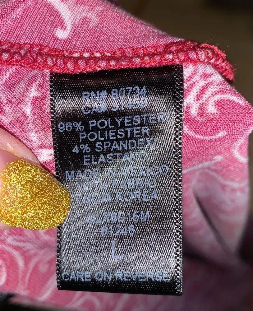 Max and Cleo  red patterned midi wrap dress - Image 9