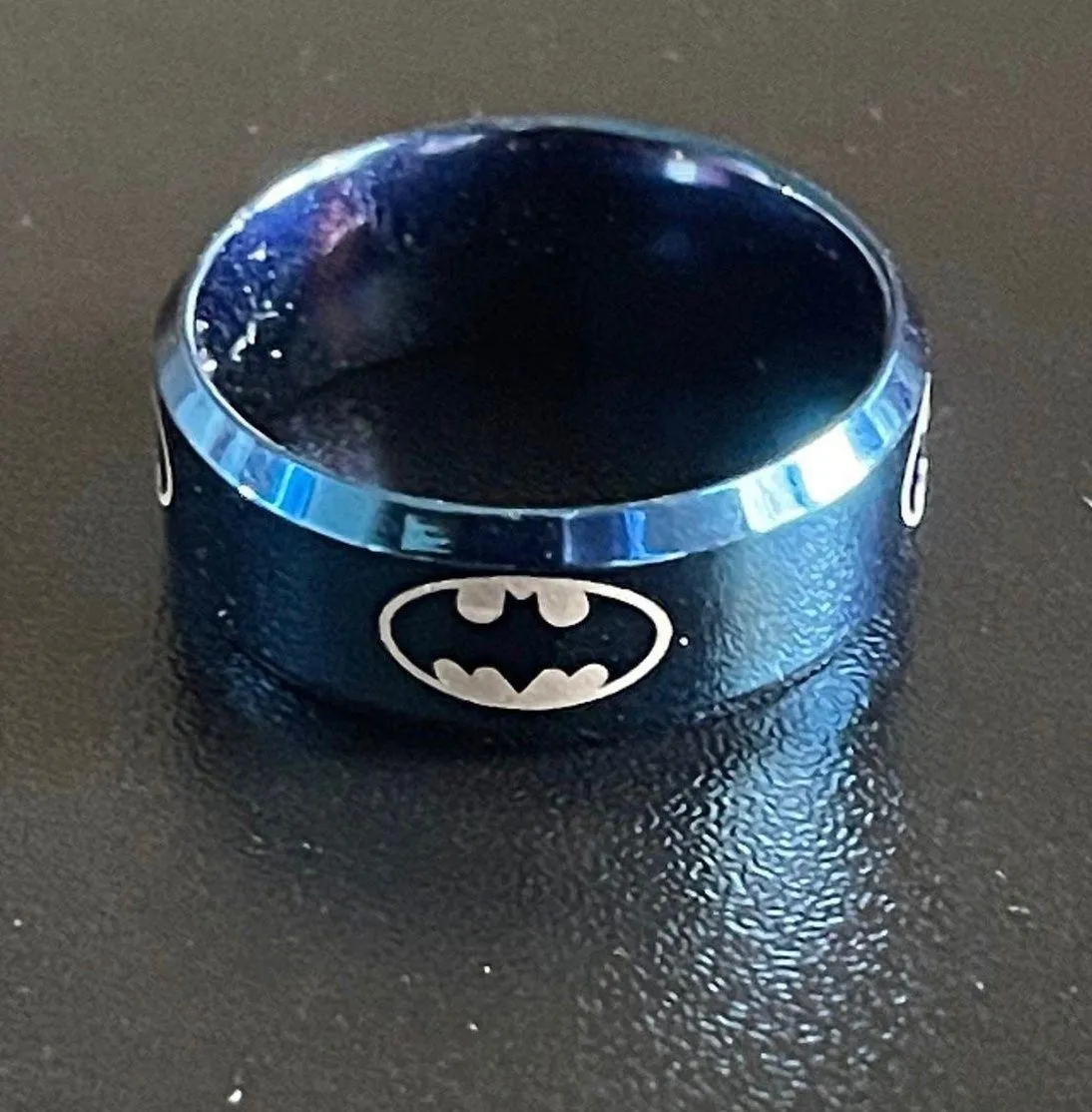 Blue Batman Ring Size 8 - Image 4