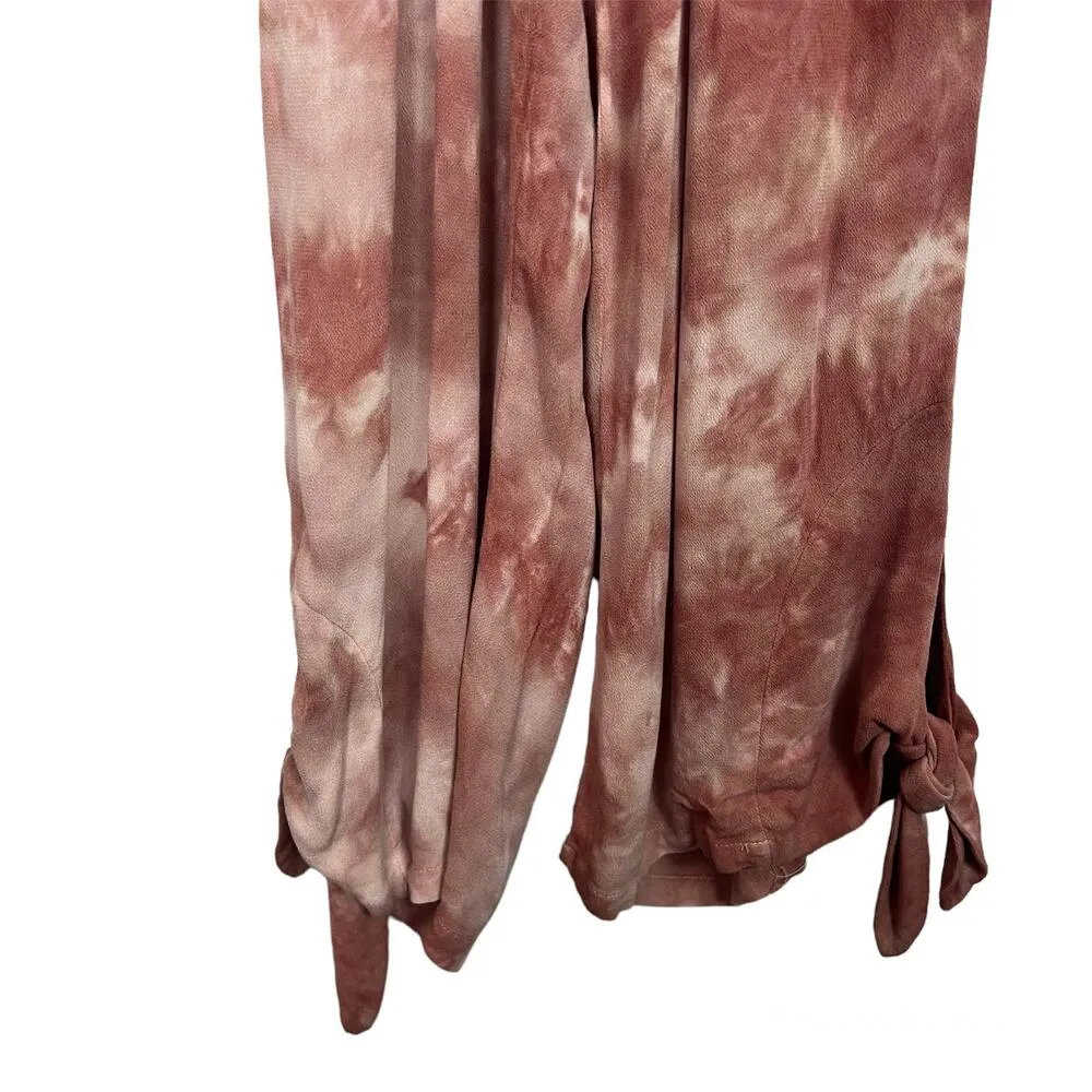 Free People Just Float Womens Jumpsuit XS Tie Dye Boho Beachy Vacation Festival - Image 6