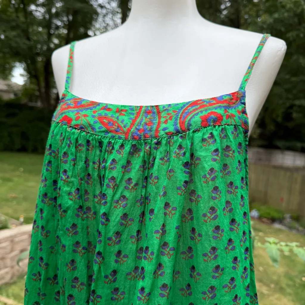 ba&sh Green Patterned Maxi Dress - Image 2