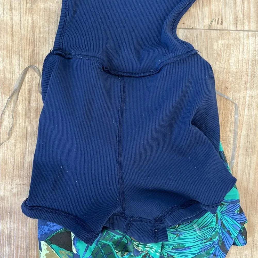 OFFLINE By Aerie Ribbed Cut Out Dress Romper Athleisure Athletic Size Small - Image 8