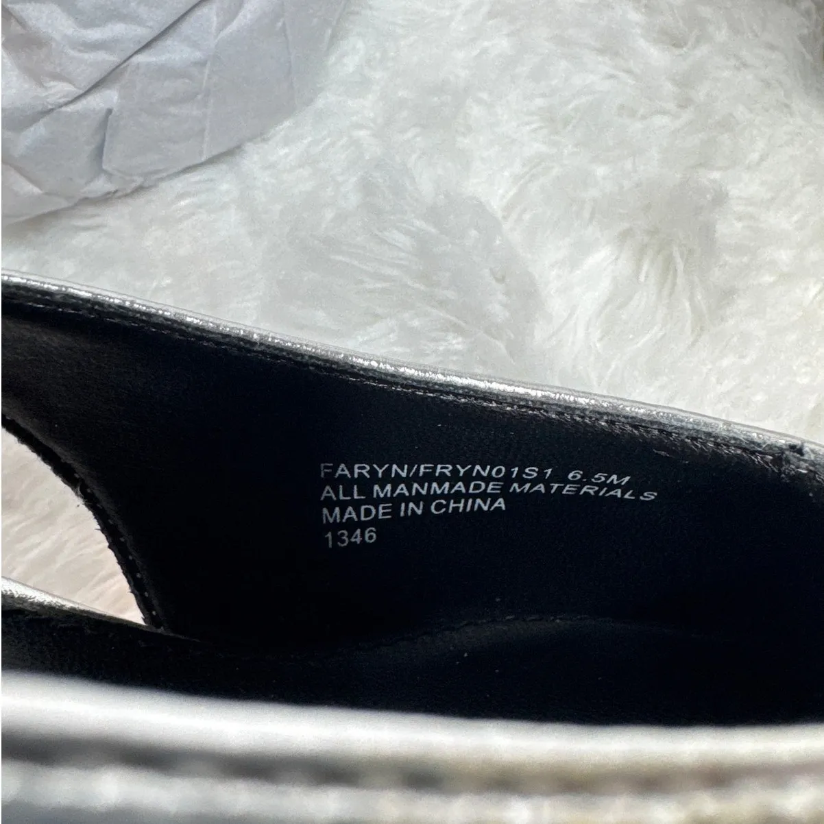 NWT Steve Madden Faryn Slingback Pumps silver size 6.5 - Image 15