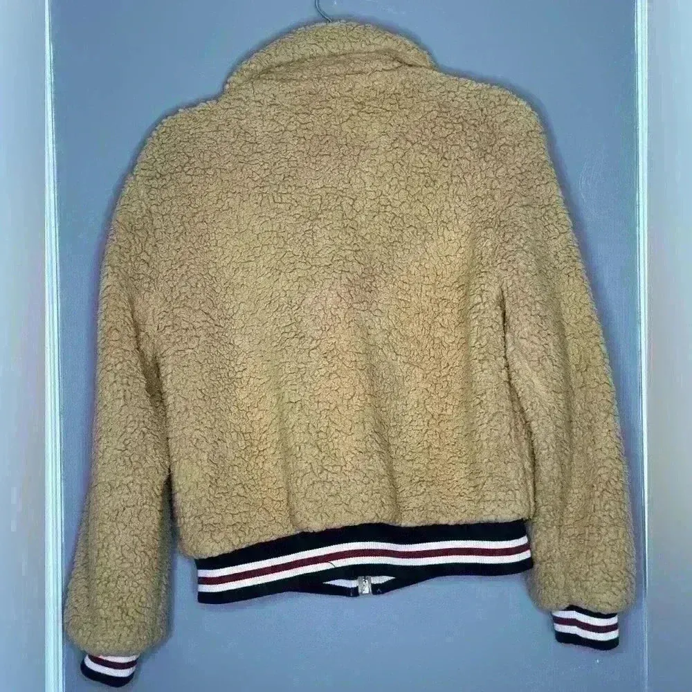 Forever 21  Sherpa Jacket Sweater Zip Up (473) - Image 3