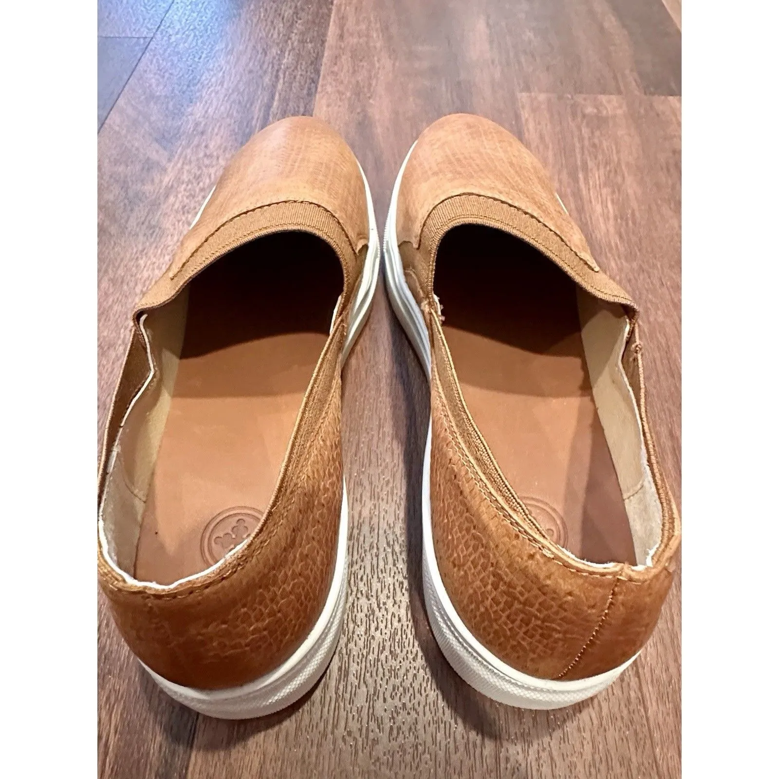 Charleston Shoe Company Cali Slide Loafer in Brown Leather Size 11 EEUC!!! - Image 5