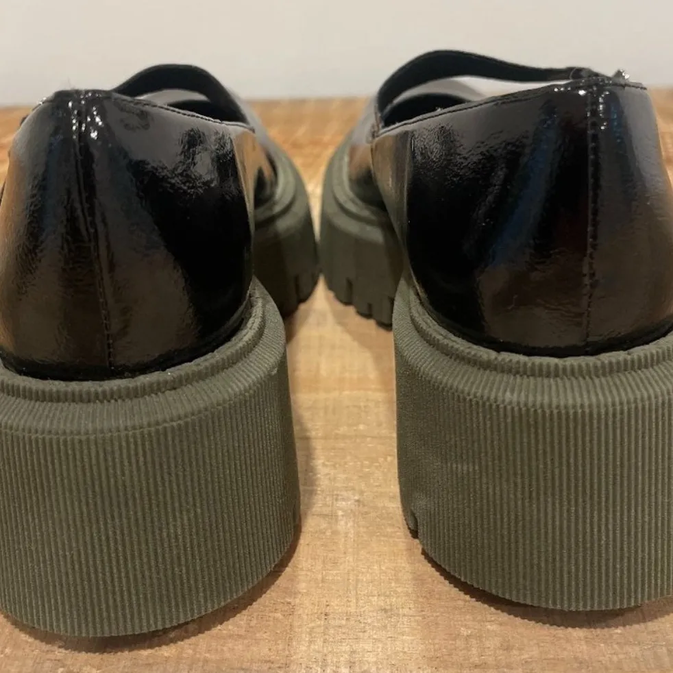 Free People Malika Patent Leather Mary Jane Chunky Platform Heel SZ 7 NWOB - Image 11