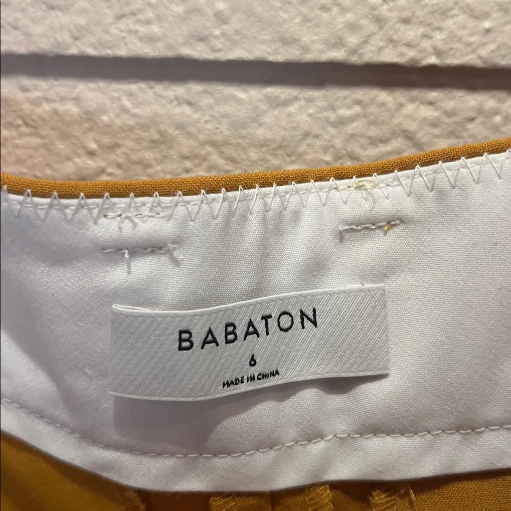 Aritzia Babaton Aetlier Trousers Gold Size 6 - Image 6