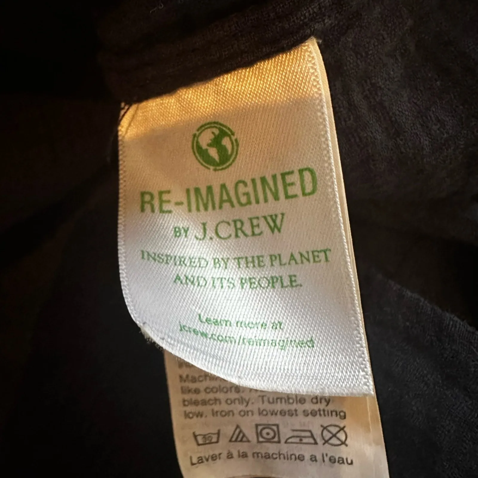 J. Crew Navy Blue Tiered Tunic Dress Navy Long Sleeve Preppy Lightweight Fall - Image 6