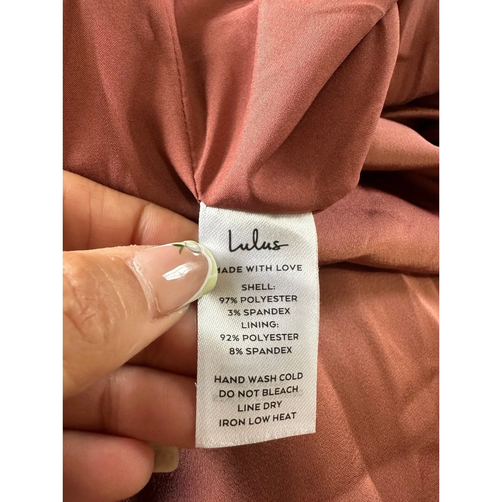 Lulus Enchanted Moments Mauve Pink Satin Ruffled High-Low Surplice Dress XS - Image 8