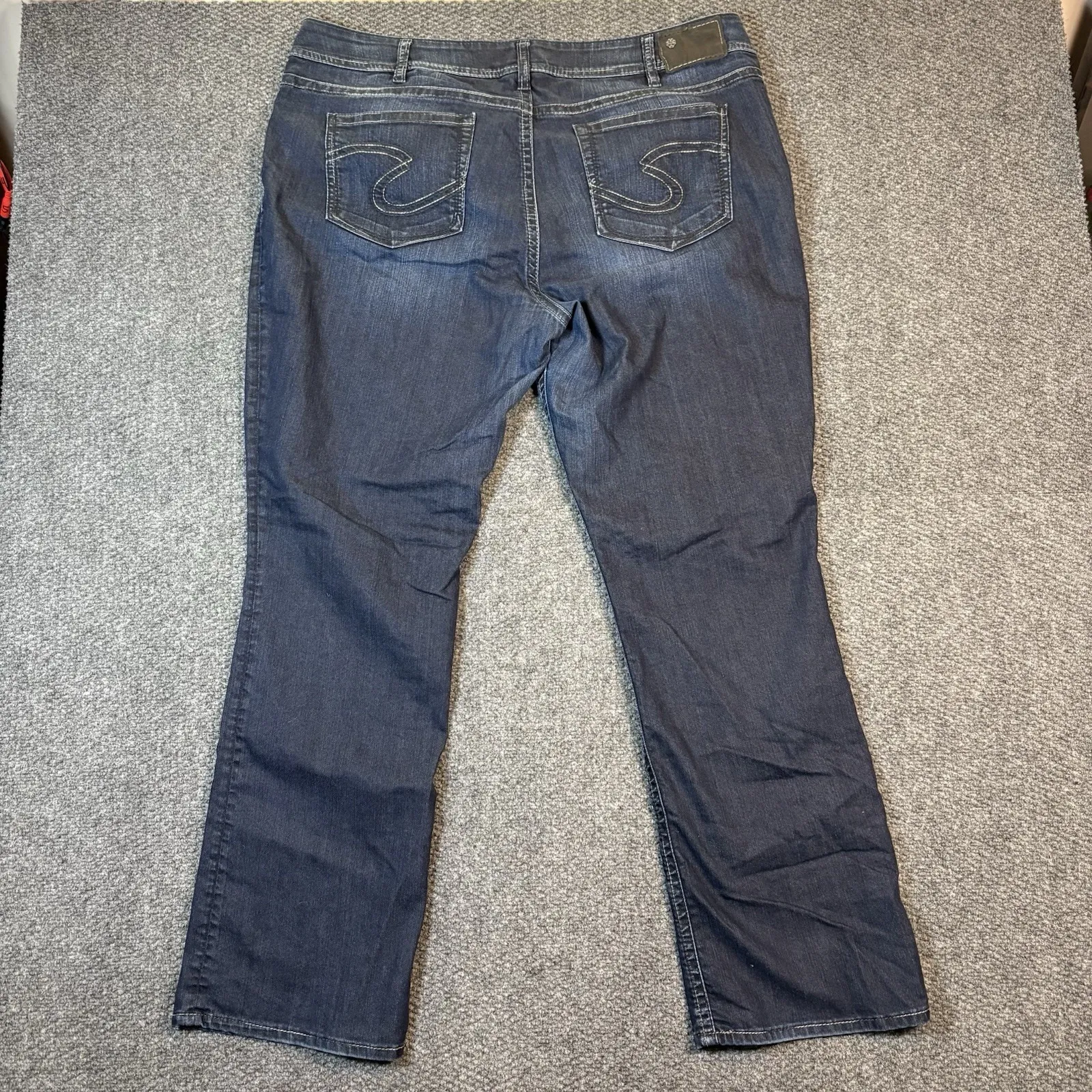 Silver Jeans Co Jeans Womens 22 Blue Dark Wash Suki 17 Bootcut Size undefined - Image 3