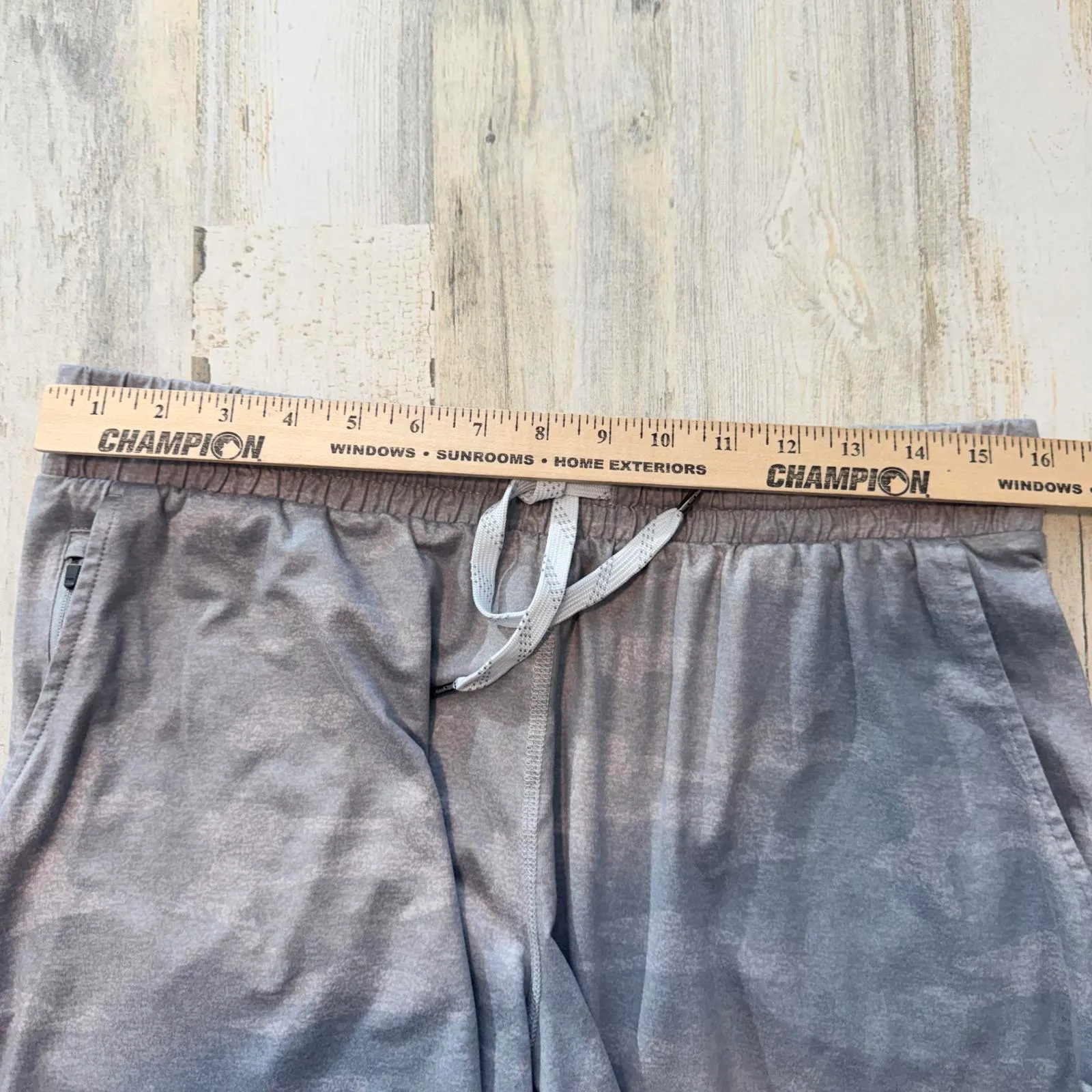 Pacific Trail Gray Athletic Shorts Drawstring Pockets Stretch Size L Casual Gym - Image 7