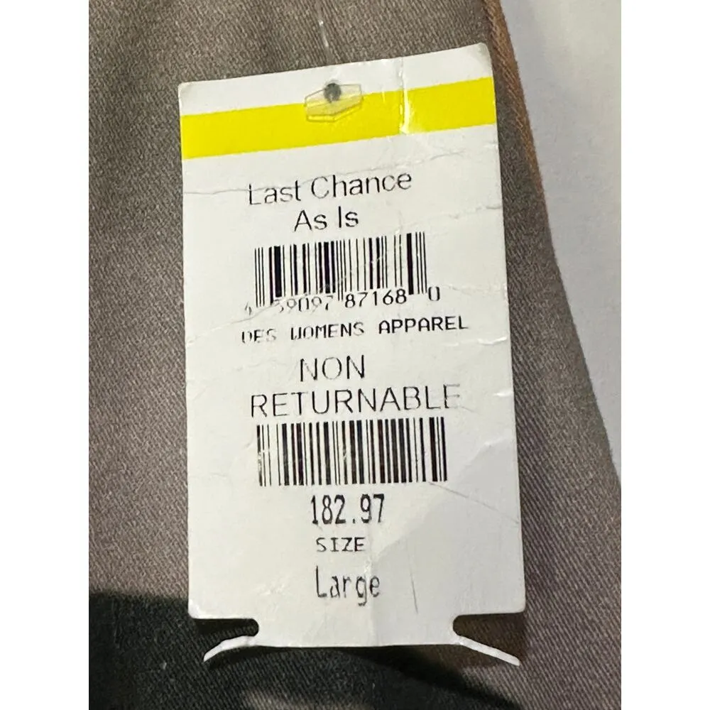 Elliss Orange Sunflower Jeans Print Multi Graphic Size Large NWT Organic Cotton - Image 13