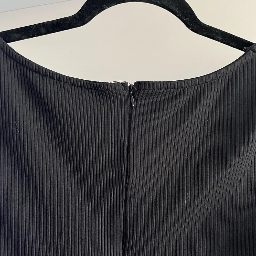 NWT  Black Ribbed Sara Bodysuit - Image 4