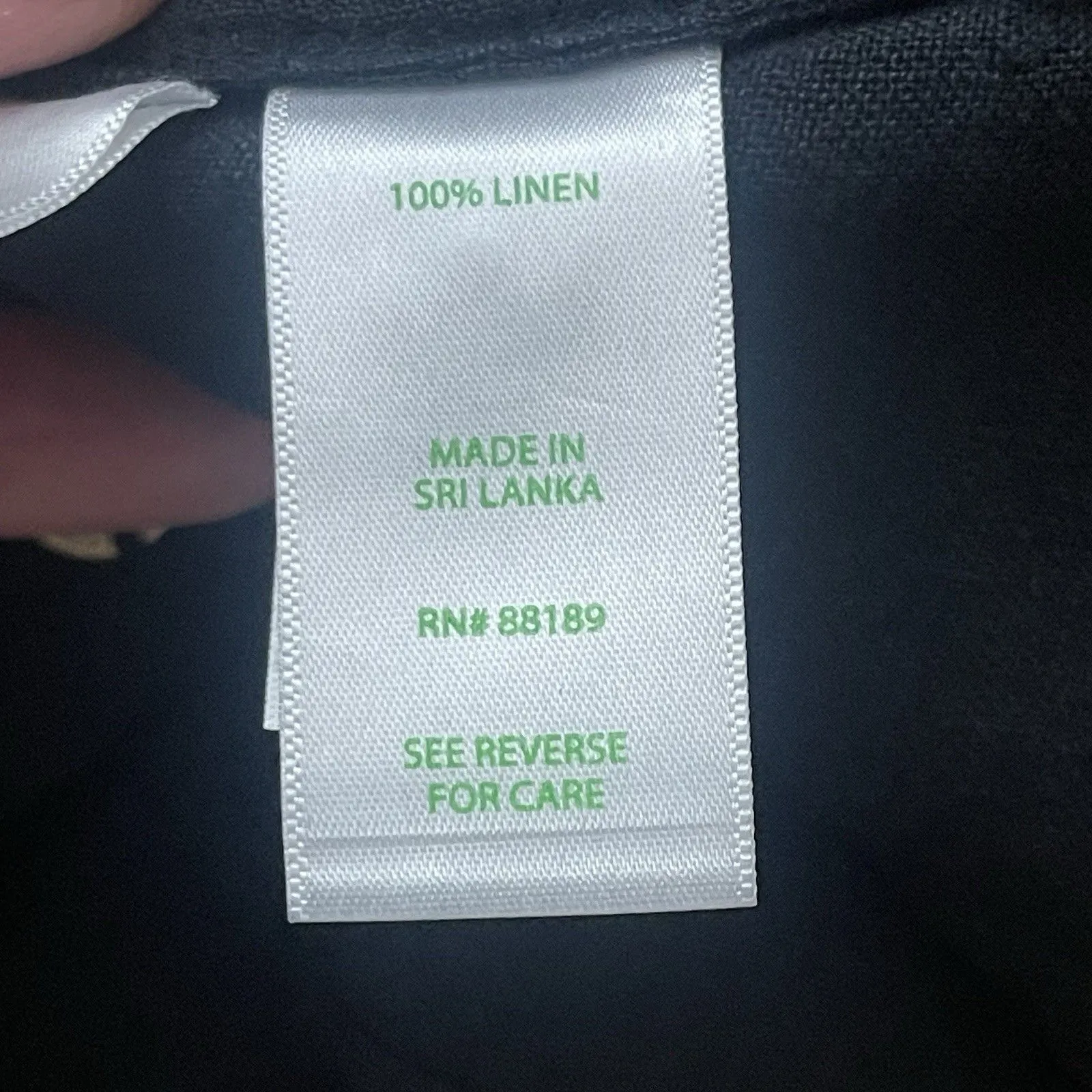 LILLY PULITZER Bethanne Linen Shirt Dress Size 0 Onyx Black NEW No Belt Coastal - Image 8