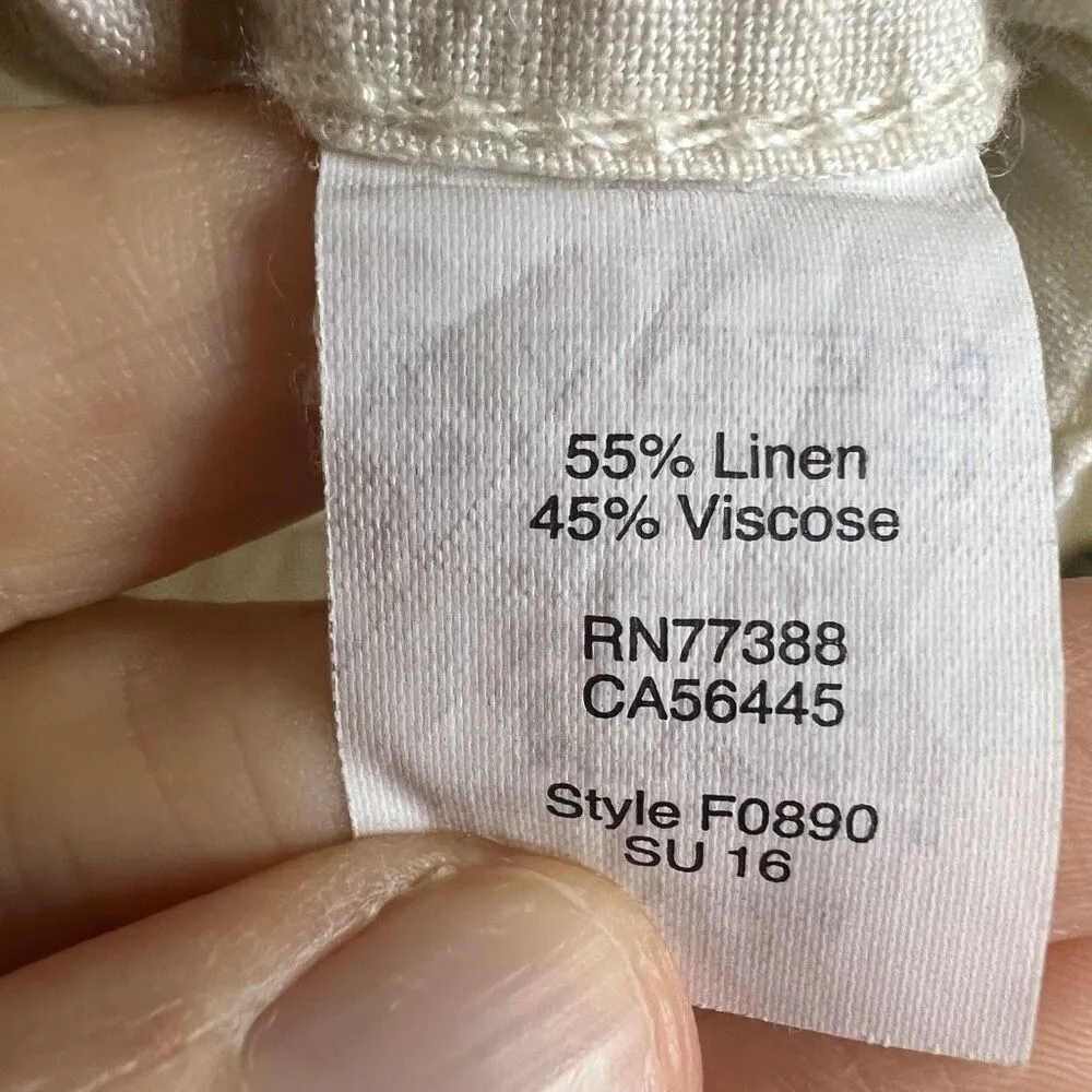 Madewell League Womens Linen Cargo Utility Jacket Blazer Size Large‎ Outdoor - Image 6