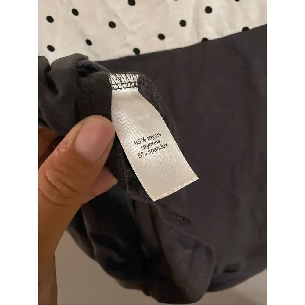 Maurice’s 24/7 Colorblock Knot Front Detail Short Sleeve Alexander Shirt M - Image 8