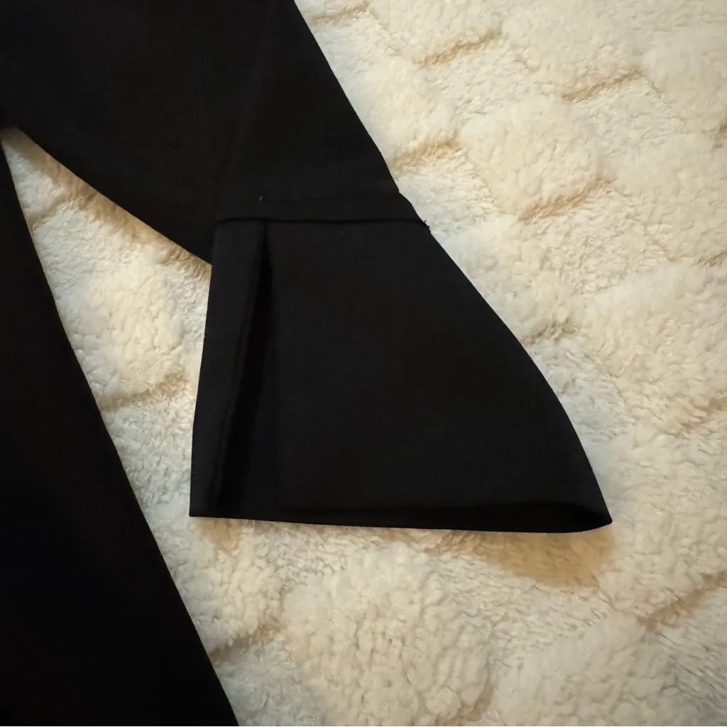 Zara Elegant Black Mock Neck Long Sleeve Blouse, Women’s Small - Image 5