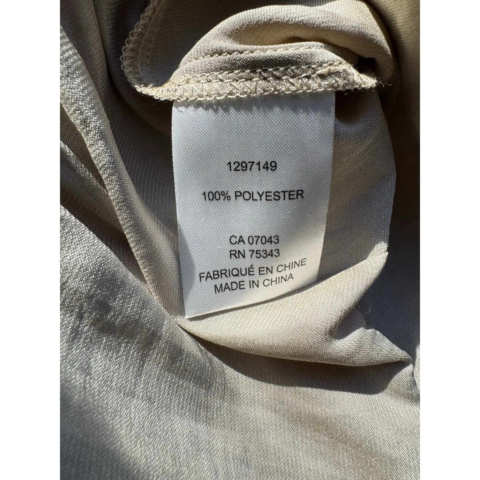 NWT Rachael Zoe Tan Pull On Tiered Satin Maxi Skirt Women’s Size Small - Image 8