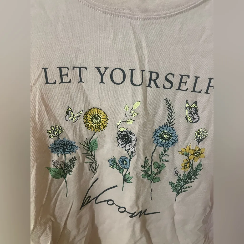 Cold Crush Floral Graphic Muscle Tee - light pink - Image 2