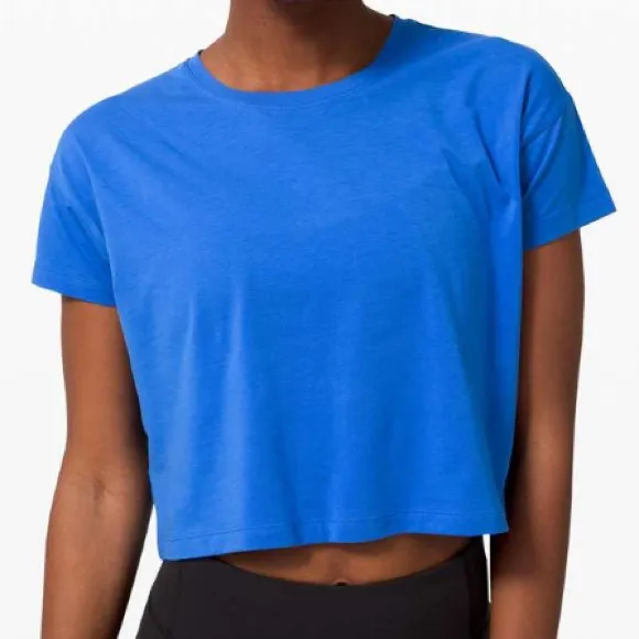 Lululemon Cates Tee Wild Bluebell - Image 4