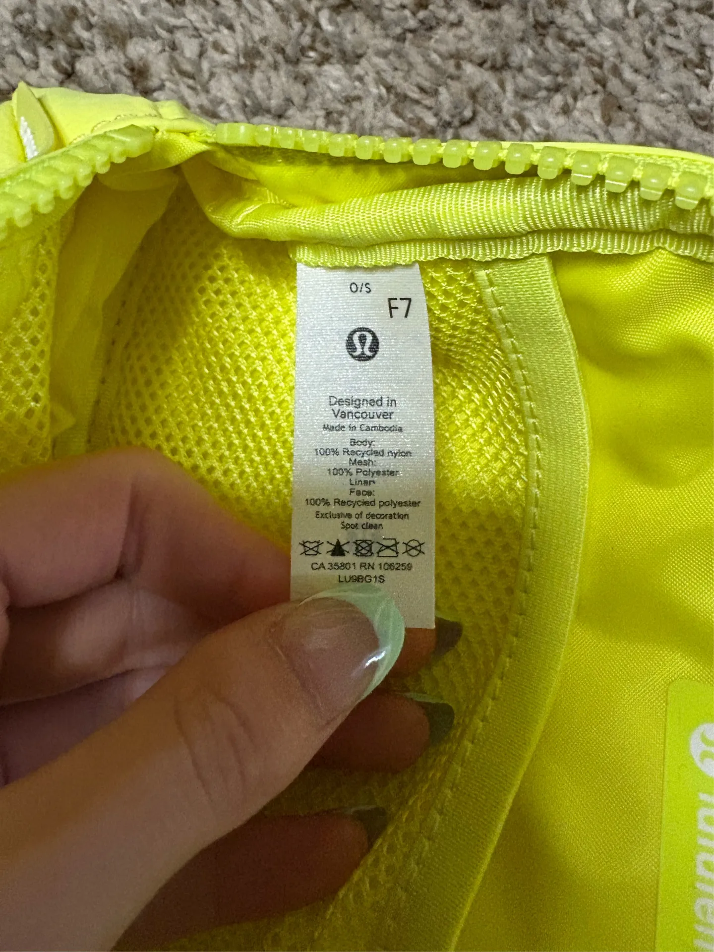 Neon Lululemon Belt Bag - Image 3