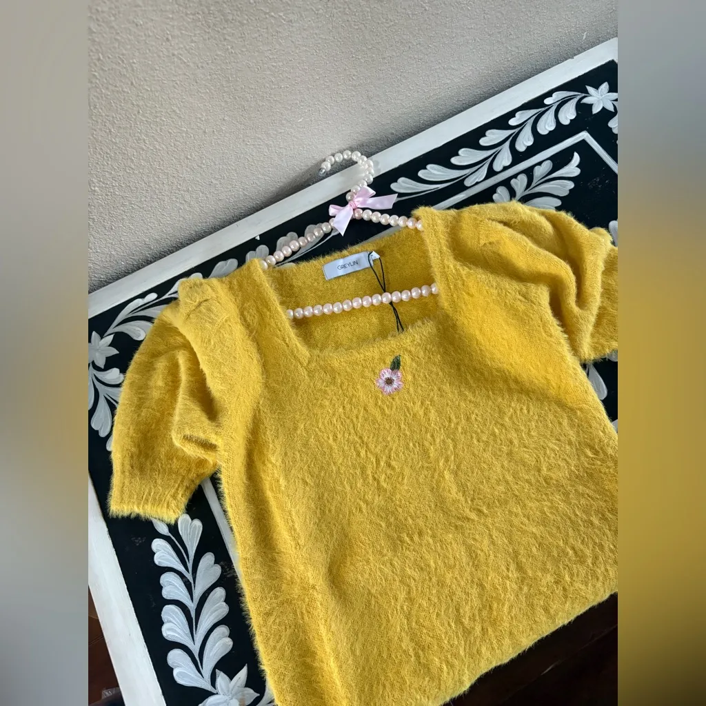 Greylin Yellow Women's Sweater - Image 5