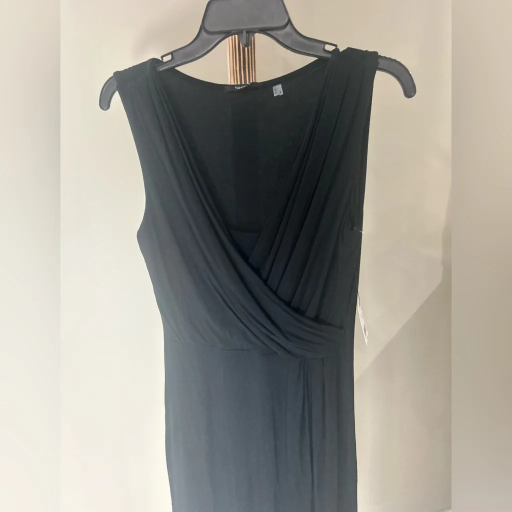 Tahari Women’s Hava Black Sleeveless Ruched Sheath Dress NWT $198 Size Small - Image 3